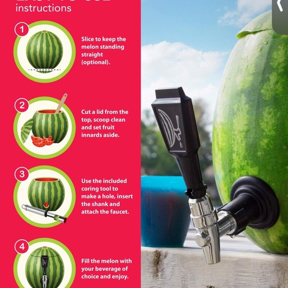 Watermelon … or Pumpkin tap kit - Picture 3 of 8